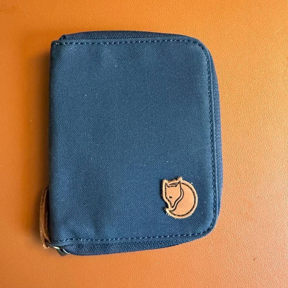 Fjällräven Blue Canvas Wallet